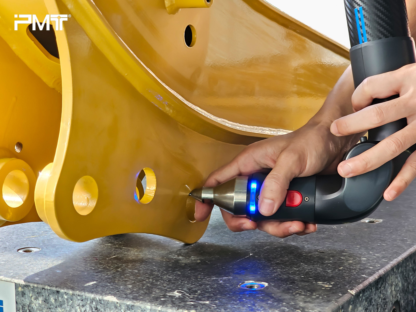 PMT?Technologies-Measuring Arm-Portable Coordinate Measuring Machine-Leapfrog-On-site Inspection3